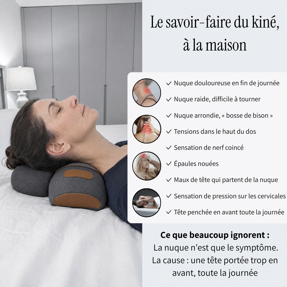 L'Atlas™ | Oreiller de traction cervicale 3-en-1